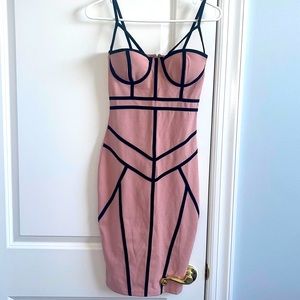 Fashion Nova Pink body on dress